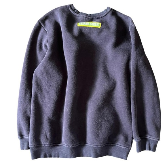 Navy blue Sesame Street crewneck sweatshirt #SesameStreet #crewneck - Picture 3 of 6